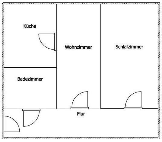 Gaestewohnung Weisswasser City Exterior foto